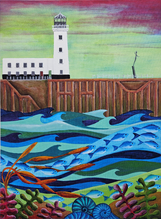 Bridget Wilkinson - Heading for Open Water, Scarborough