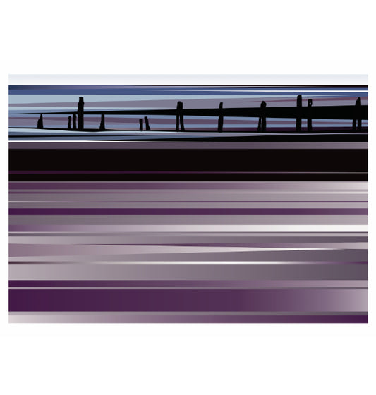 Ian Mitchell - East Coast Groynes - Landscape