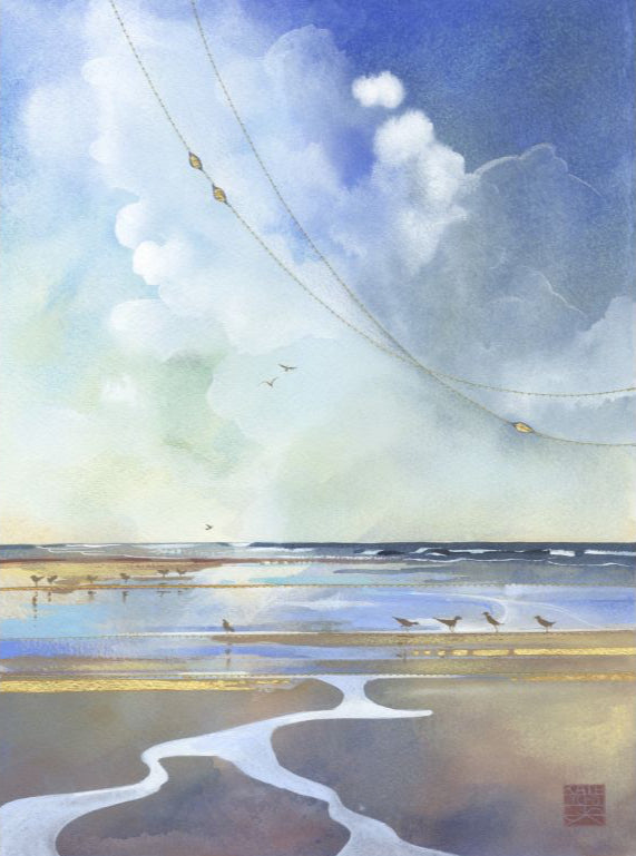 Kate Lycett - Ebb Tide - Hand finished print