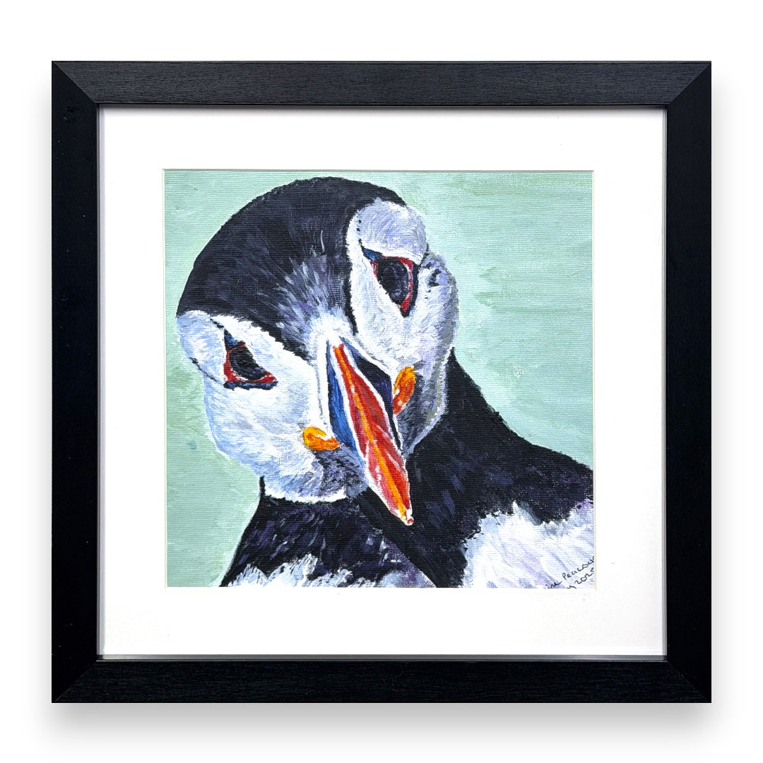 Filey Art Society - Elaine Peacock - Happy Puffin