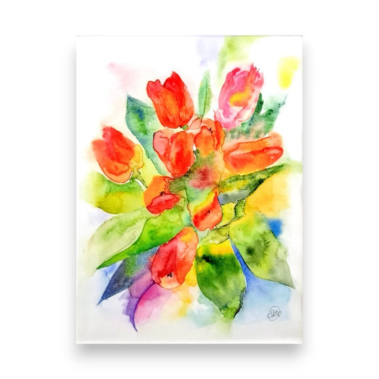Sofia Roe - Fancy Frills Tulips - Limited Edition Print