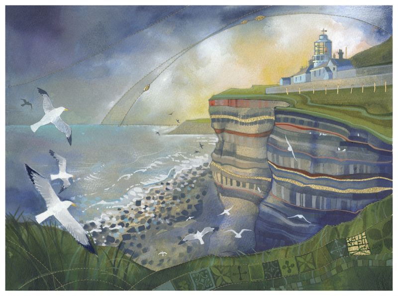 Kate Lycett - Gulls - Hand finished print
