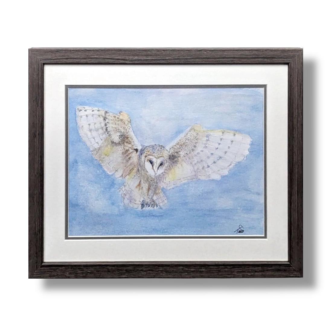 Filey Art Society - Tess Germain-Stroud - Barn Owl Hunting