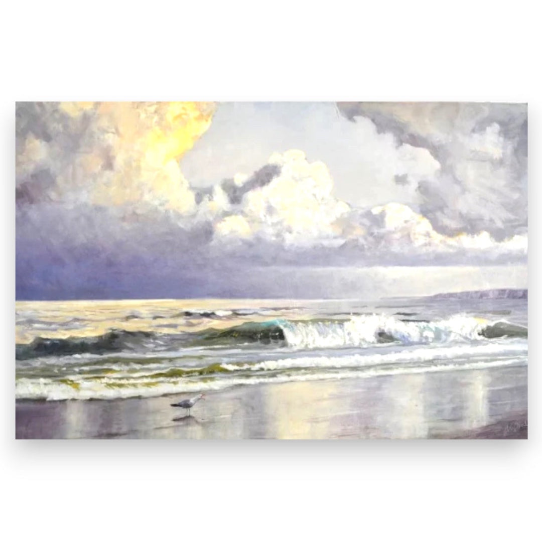 Jon Paul Wilson - Filey Seascape - Limited Edition Print