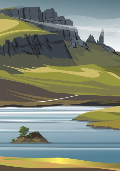 Ian Mitchell - Loch Leathan to the Storr, Isle of Skye - Portrait