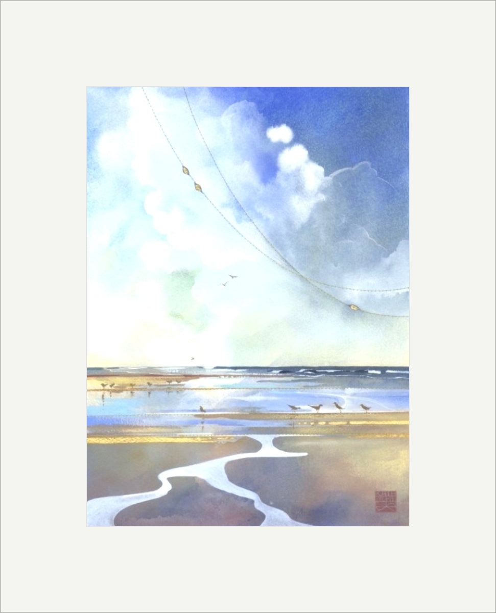 Kate Lycett - Ebb Tide - Hand finished print