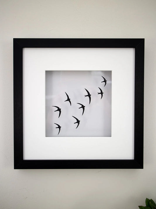For Me And For You - Swifts - Layered Papercut Scene