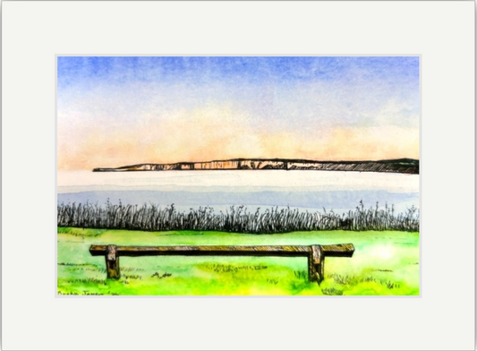Becky James - Country Park, Filey - Mounted Print