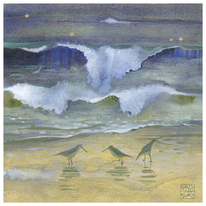Kate Lycett - Waders - Hand finished print