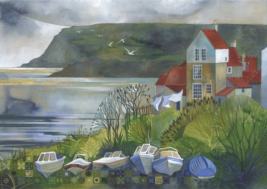 Kate Lycett - Fossiling - Hand finished print