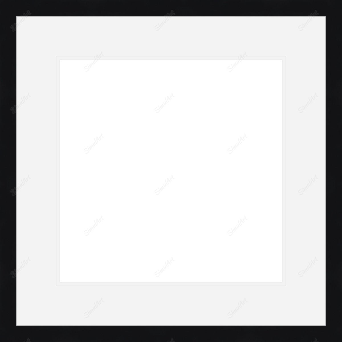 Empty frame for paper item