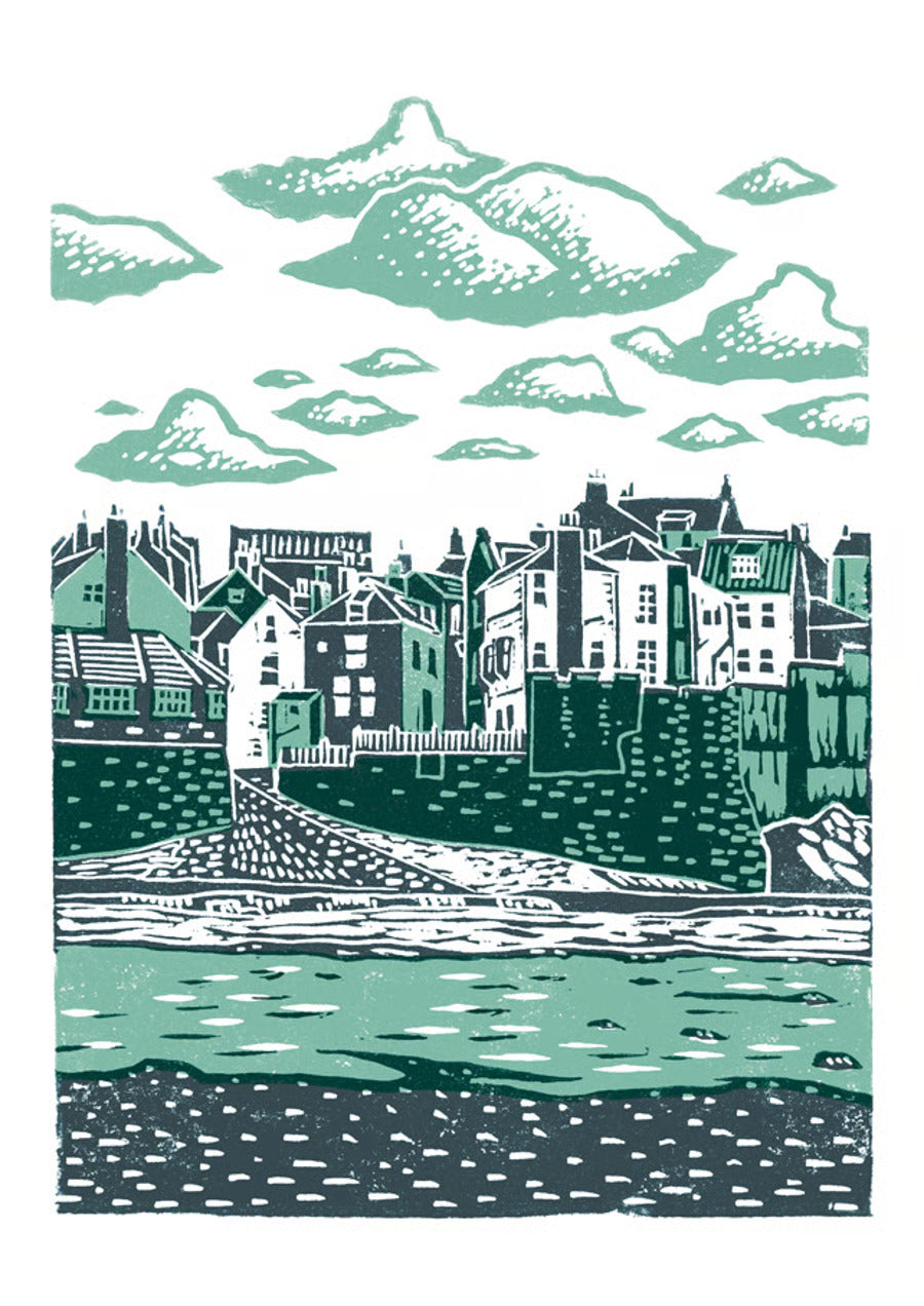 James Green - Robin Hoods Bay #1 - Mounted print