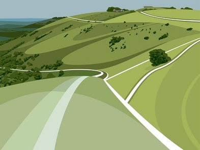 Ian Mitchell - All Paths Lead to Devils Dyke - Landscape