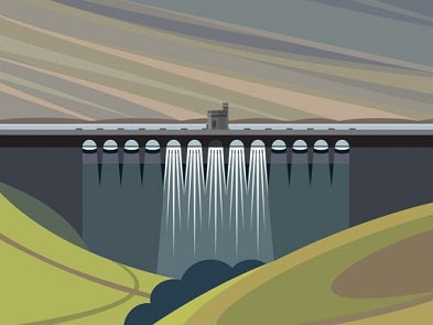 Ian Mitchell - Angram Dam - Landscape