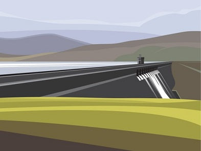 Ian Mitchell - Angram towards Great Whernside - Landscape