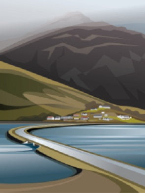 Ian Mitchell - Ault a’chruinn on Loch Duich - Portrait