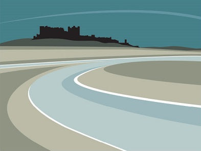 Ian Mitchell - Bamburgh Castle - Landscape