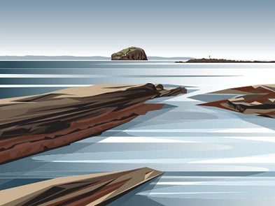 Ian Mitchell - North to Bass Rock - Landscape