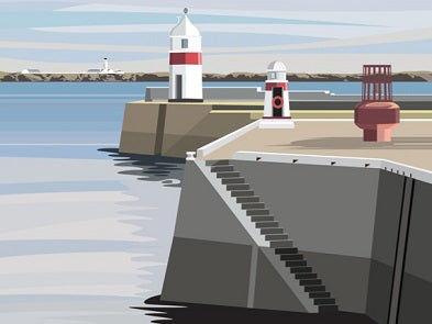 Ian Mitchell - Castletown Harbour - Landscape