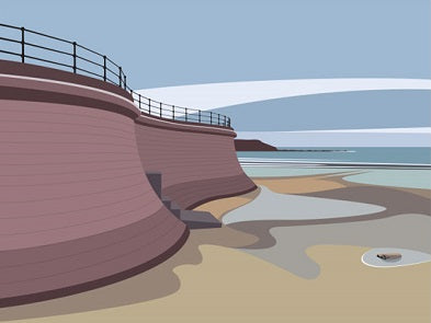 Ian Mitchell - Filey Breakwater - Landscape
