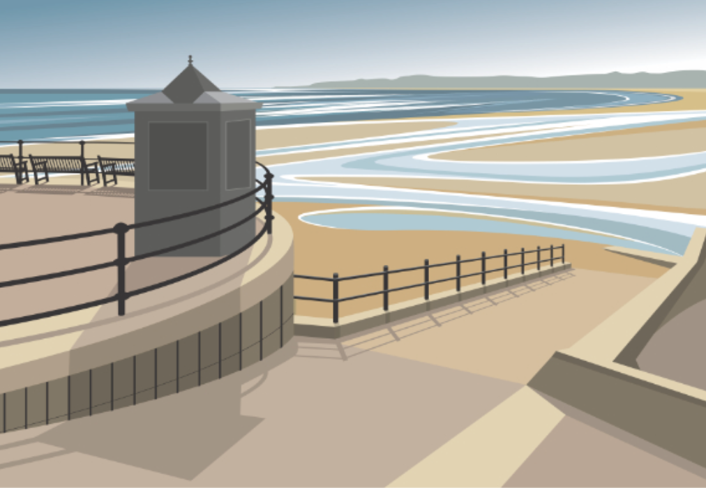 Ian Mitchell - Filey to Flamborough - Landscape