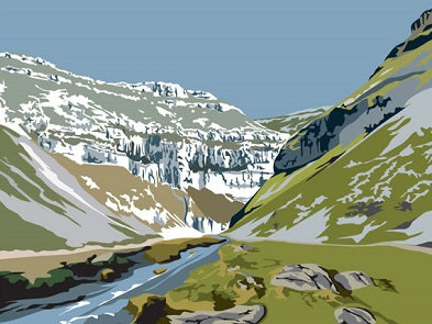 Ian Mitchell - Gordale Scar - Landscape