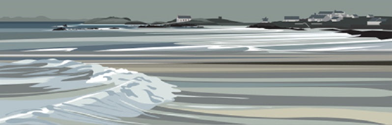 Ian Mitchell - High Seas at Rhoscolyn - Panoramic