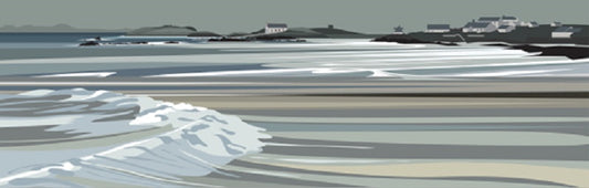 Ian Mitchell - High Seas at Rhoscolyn - Panoramic