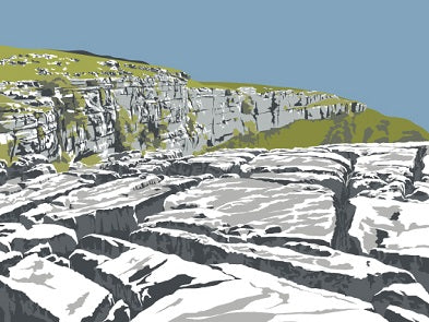 Ian Mitchell - Limestone Pavement, Malham Cove - Landscape