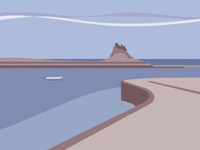 Ian Mitchell - Lindisfarne Castle - Landscape