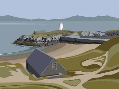 Ian Mitchell - Llanddwyn Island Beacon - Landscape