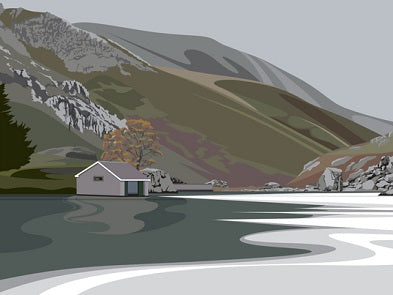 Ian Mitchell - Llyn Ogwen Boathouse - Landscape