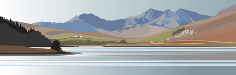 Ian Mitchell - Llyn Mymbyr at Capel Curig - Panoramic