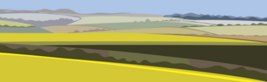 Ian Mitchell - Near Thixendale - Panoramic