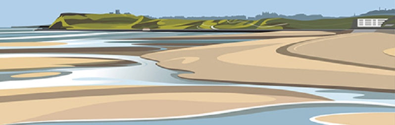 Ian Mitchell - North Bay and Castle Headland - Panoramic