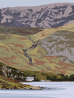 Ian Mitchell - Ogwen Cottage below the Glyders - Portrait