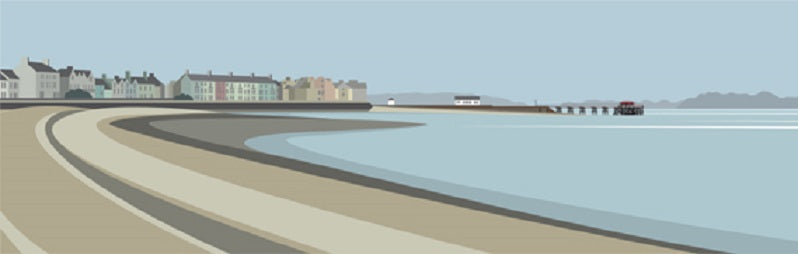 Ian Mitchell - Beaumaris Pier - Panoramic