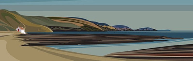 Ian Mitchell - Fishermans Cottage at Niarbyl - Panoramic