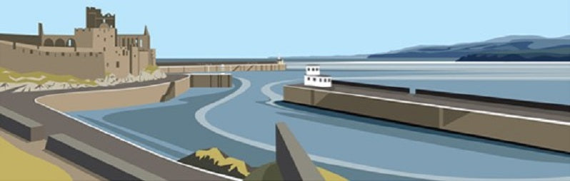 Ian Mitchell - Patrick’s Isle and Peel Castle - Panoramic