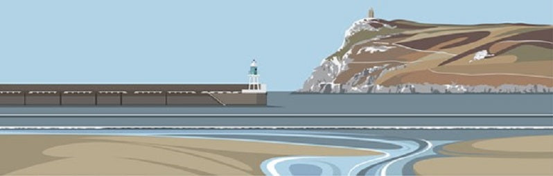 Ian Mitchell - Port Erin & Bradda Head - Panoramic