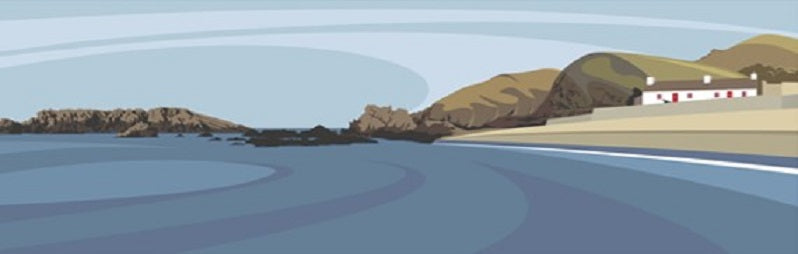 Ian Mitchell - The Beach at Niarbyl Bay - Panoramic