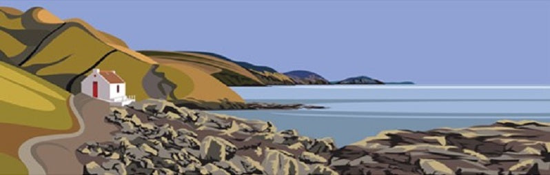Ian Mitchell - Towards the ‘Calf’ from Niarbyl Bay - Panoramic