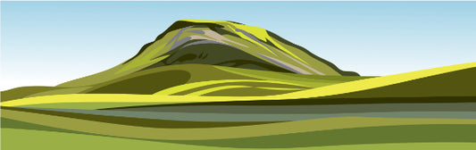 Ian Mitchell - Towards Penyghent - Panoramic