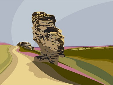 Ian Mitchell - Pepperpot, Bridestones - Landscape