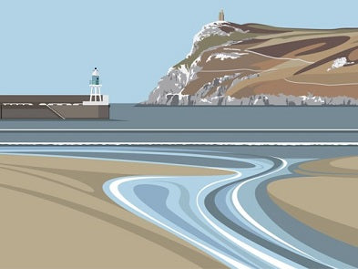 Ian Mitchell - Port Erin & Bradda Head - Landscape