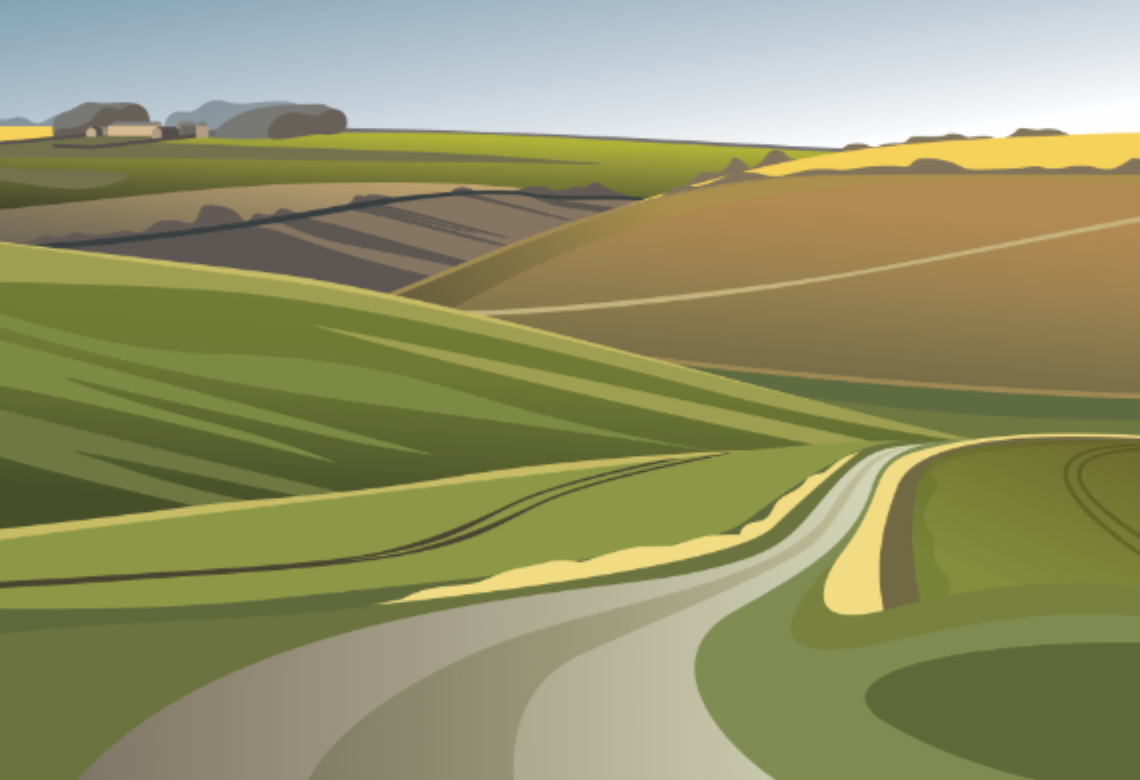 Ian Mitchell - Road to Burdale - Landscape