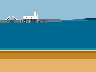 Ian Mitchell - Scarborough Lights - Landscape