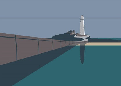 Ian Mitchell - St Mary's Lighthouse - Landscape