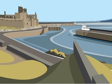 Ian Mitchell - St Patrick’s Isle and Peel Castle - Landscape