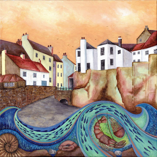 Bridget Wilkinson - Sunset Over Robin Hood's Bay